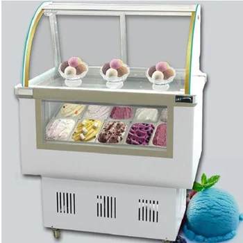 

8 drums /12 boxes Ice Cream Display Freezer Mini Ice Cream Display Freezer display cabinet hard ice cream showcase
