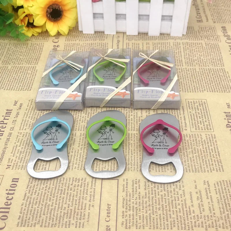 flip flop wedding favors