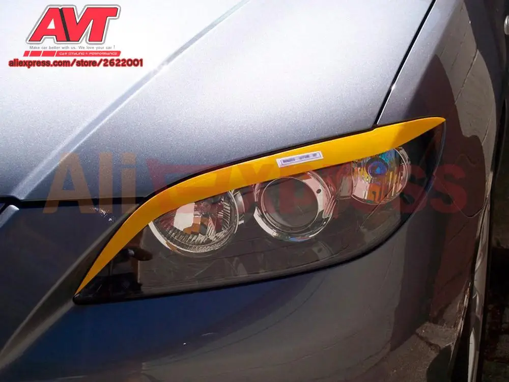 Cilia брови для Mazda 3 Sedan 2004-2008 Стайлинг автомобиля пластик АБС автомобильные