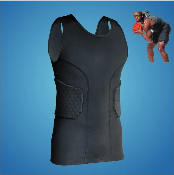 Mens Body Armour Crashproof Protector Basketball Football