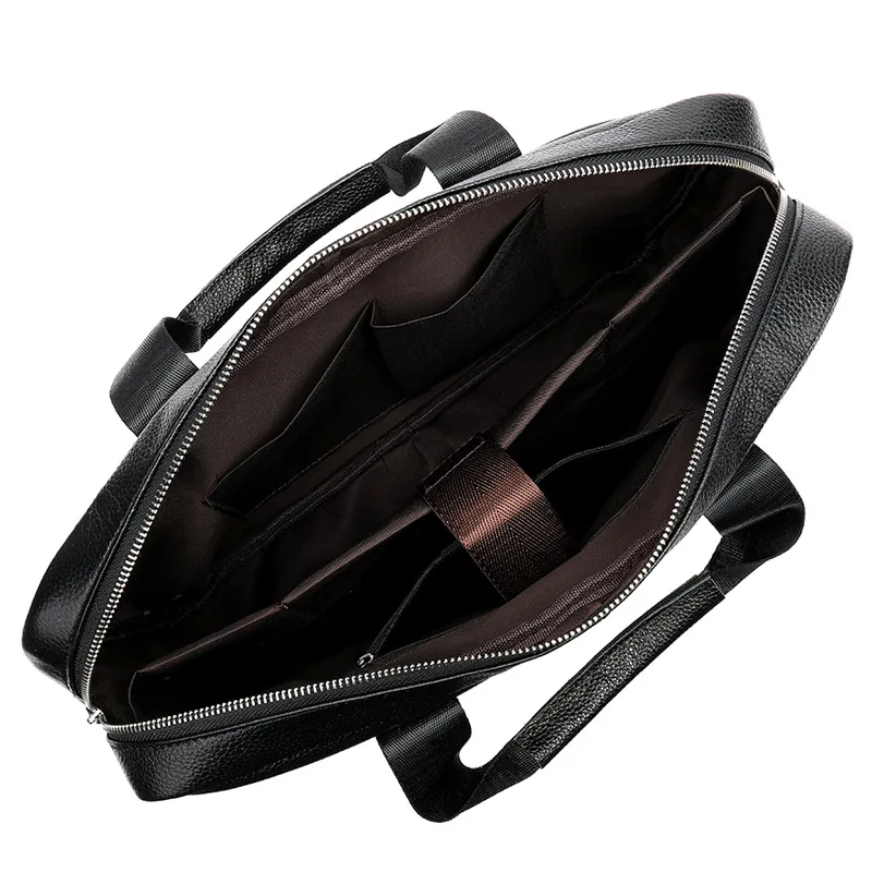 Роскошный кожаный портфель для ноутбука для мужчин, сумка-мессенджер из натуральной кожи, деловая Мужская сумка из коровьей кожи, мужская повседневная сумка для мужчин, сумка через плечо