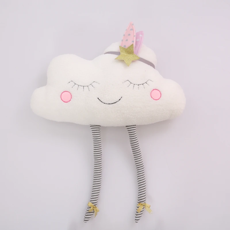

Lucky Boy Sunday New Ins Cloud Plush Pillow Soft Cushion Kawaii Cloud Stuffed Plush Toys for Children Baby Kids Pillow Girl Gift