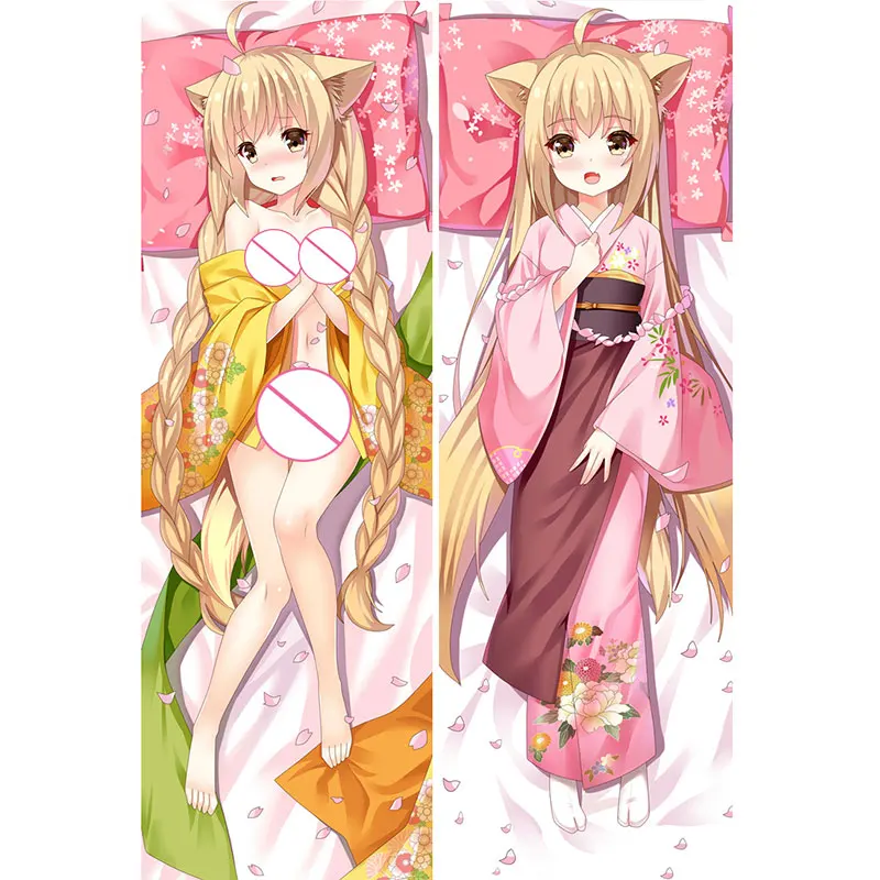 Double Side Printed Anime Pillowcase Sexy Girl Decorative Bedding