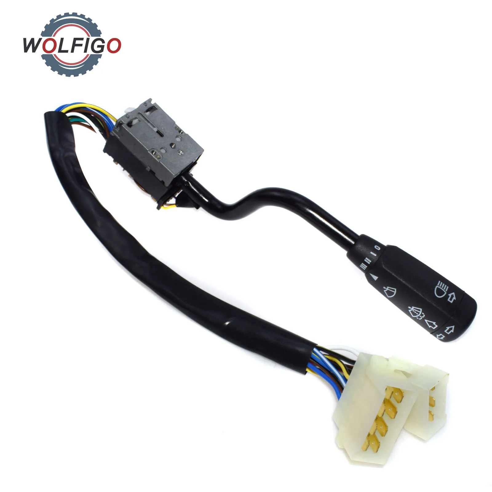 

WOLFIGO Steering Column Indicator Stalk Wiper Switch Turn Signal Switch for Mercedes-Benz T1 1977-1996 0065457824 0055457424