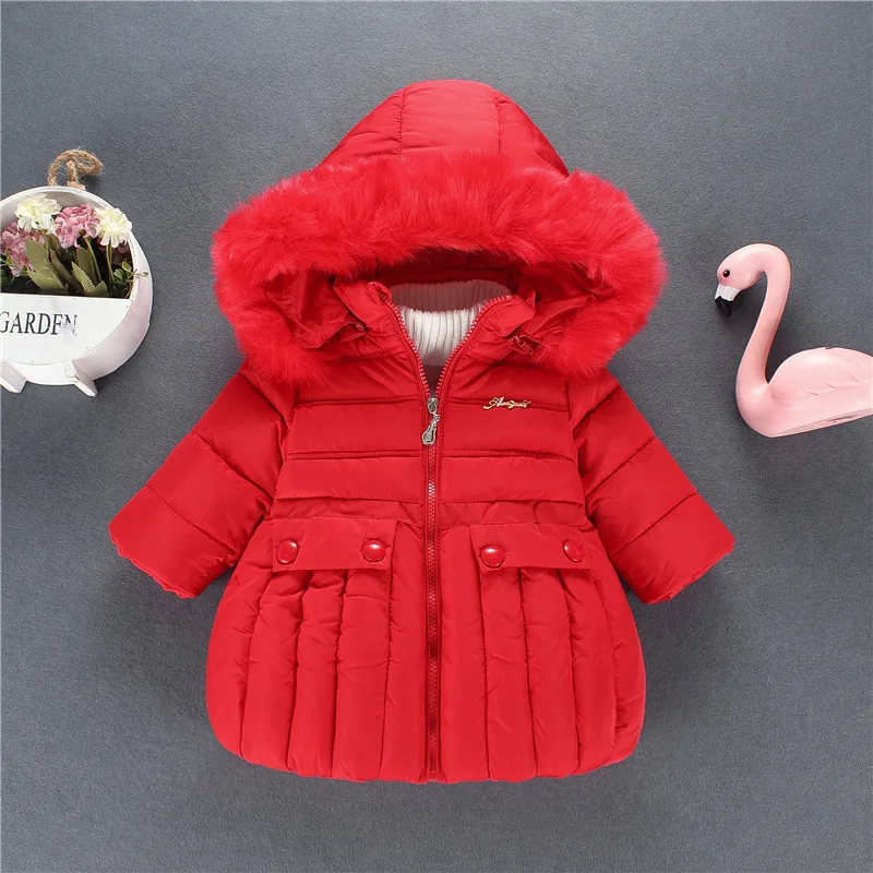 

girl clothes 2018 Winter Jacket Baby Girl Winter Clothes Down Waterproof Jackets for Girls 90% Cotton Winter Coats for Girls