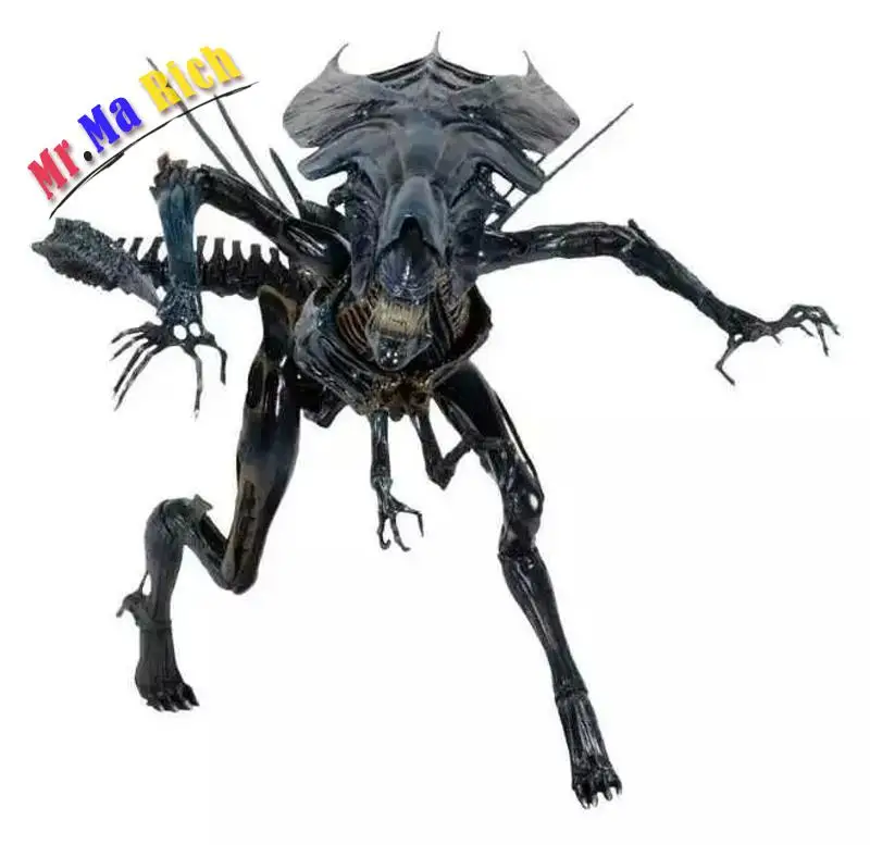 30 см Di Alta Aliens Predator Xenomorph Alien Blu Регина Мадре экшн кукла из ПВХ фигура Da collozione Modello