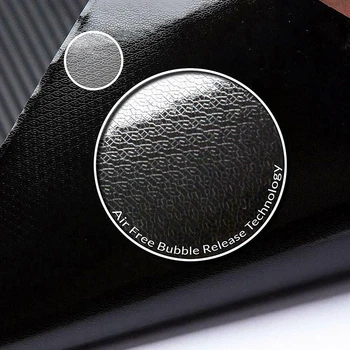 

For Tesla Model 3 Center Console Sticker Kit Cover Carbon Fiber Scraper Cup Top