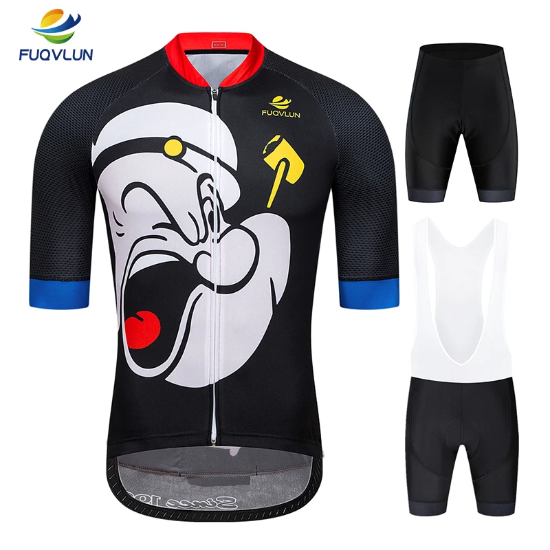

FUQVLUN 2019 Pro Cycling Clothing Cycling Sets Summer Mans Cycling Jersey Set Road Bicycle Jerseys MTB Bike Wear