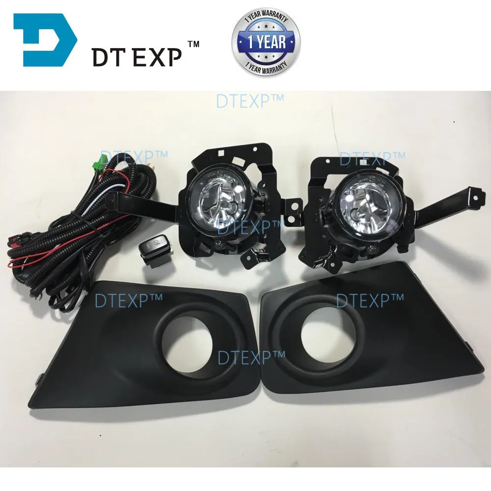 2008 2013 4 DOORS L200 FOG font b LAMP b font FULL SET WITH BULB WIRE
