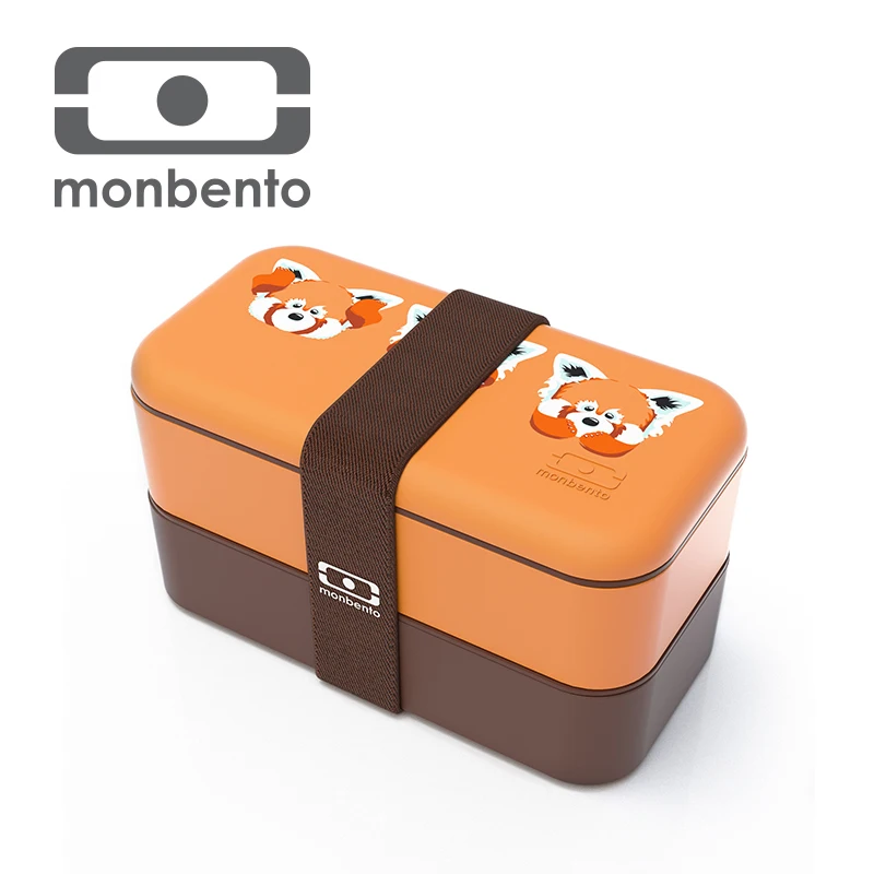 Monbento Высокое качество здоровый пластик ланч бокс 1000 мл Bento коробки для обедов