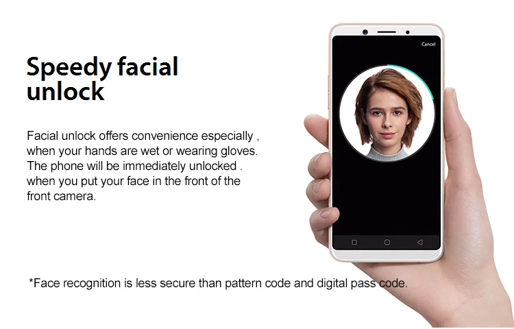OPPO A83 4GB RAM 32GB ROM Helio P23 MTK6763T 2.5GHz Octa Core 5.7 Inch Full Screen Android 7.1 4G LTE Smartphone