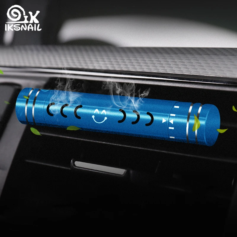 IKSNAIL سيارة معطّر الهواء سيارة العطور منفذ الهواء الروائح كليب ابتسامة العطر الناشر الديكور القضاء على رائحة في السيارة IKSNAIL سيارة معطّر الهواء سيارة العطور منفذ الهواء الروائح كليب ابتسامة العطر الناشر الديكور القضاء على رائحة في السيارة