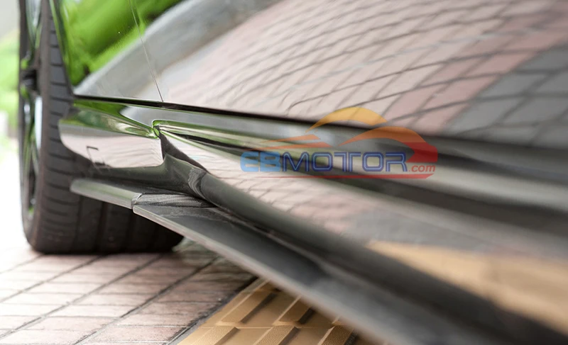 ebmotor-com Real Carbon Fiber side skirts spoiler splitter 4pcsSet For Benz W212 E63 AMG 11-14  1_0962