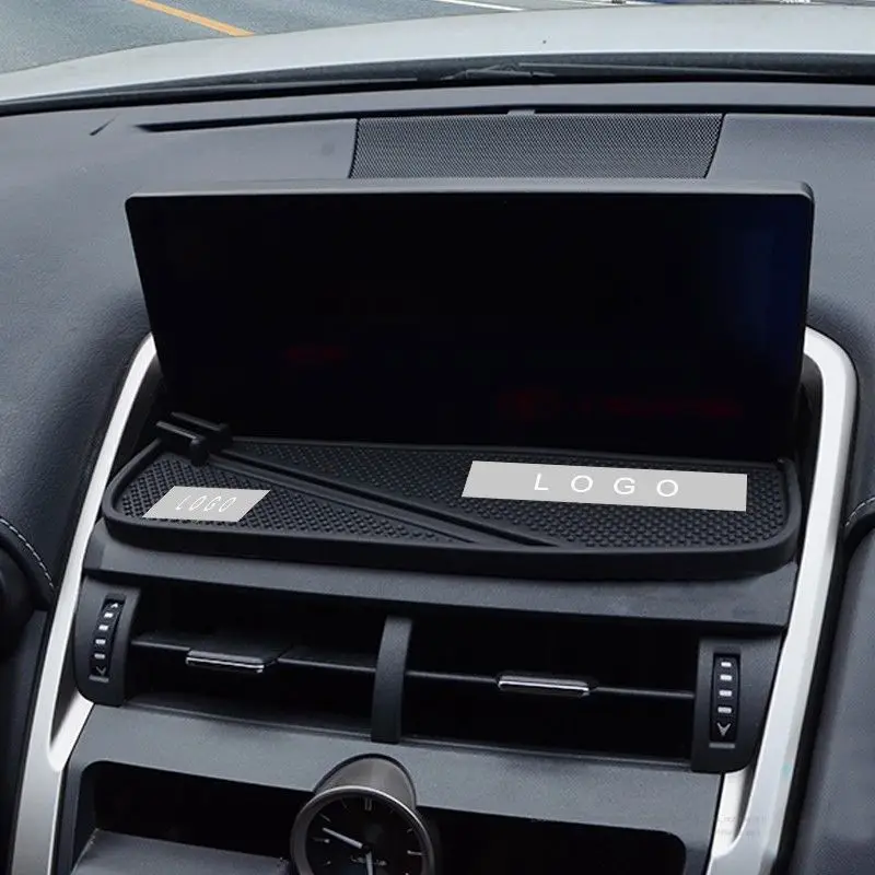 Поворотный бары клетки анти-скольжения автомобильный коврик навигационной панели крышка для Lexus NX200 NX200t NX300h- крепления держателя