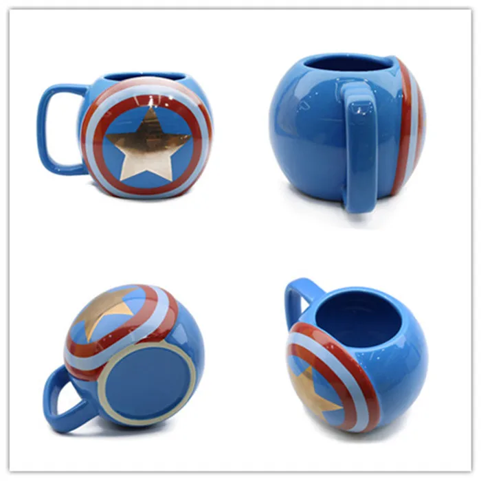 Marvel кофейные кружки Avergers чашки и кружки Железный человек Капитан танос Марк креативная посуда
