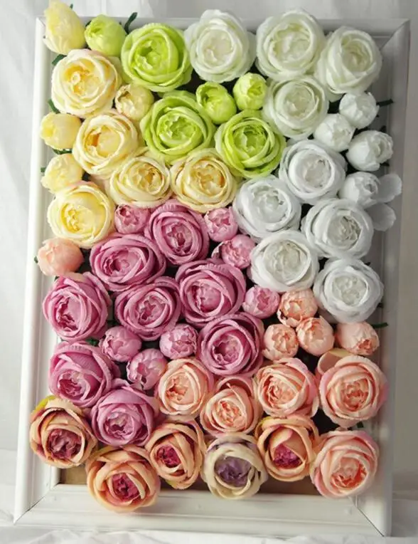 Spr Single Artificial Rose Flower Heads Foam Flower Petals Wedding/home