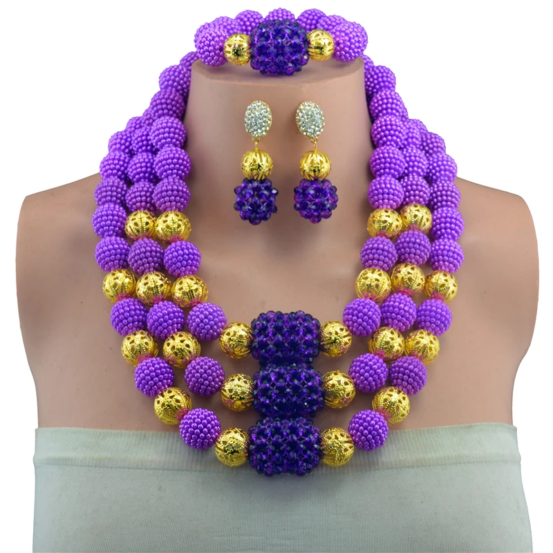 Buy Hot Sale Nigerian Wedding African Beads Jewelry