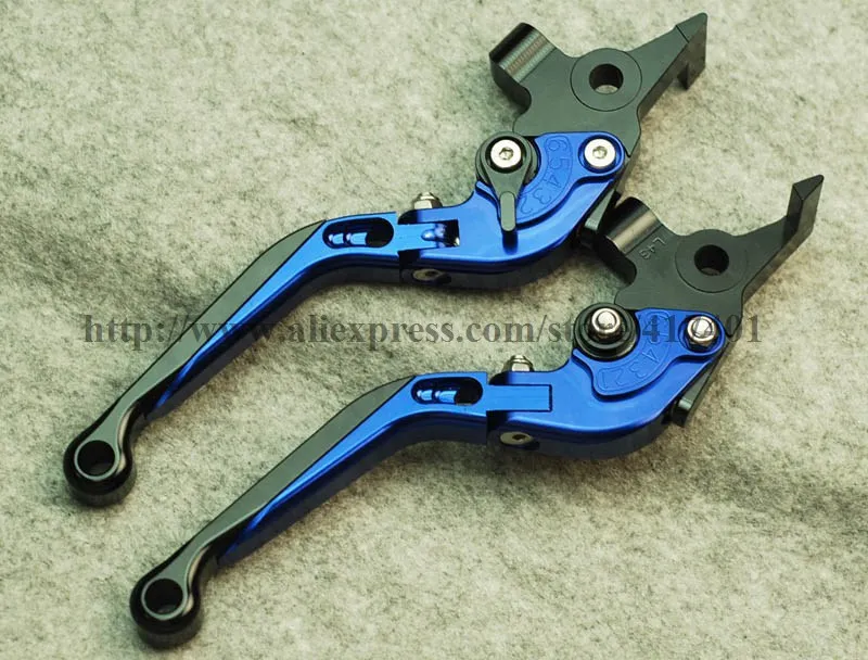 

HOTLIKE CNC Foldable Extendable brake clutch levers For BMW R1200GS R 1200 GS R1200 GS R 1200GS 2004-2012 2005 2006 2007BLUE/SIL