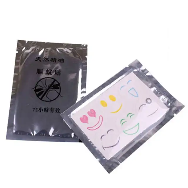 60Pcs/Set Mosquito Repellent Stickers Patches Smiling Face Drive Midge Citronella Oil Mosquito Killer Cartoon Repeller Stick 5