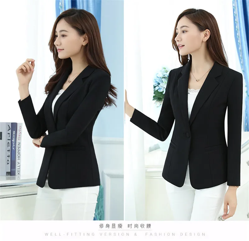 Женский блейзер размера плюс 5XL, формальный пиджак, женский белый блейзер, женский черный белый костюм, женский офисный костюм ZY4162