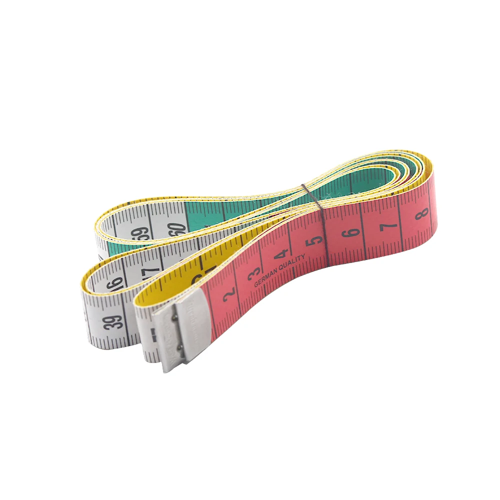 Немецкая качественная измерительная линейка 150 см/60 дюймов, швейная портновская рулетка, мягкая плоская швейная линейка, швейная измерительная лента, швейный инструмент