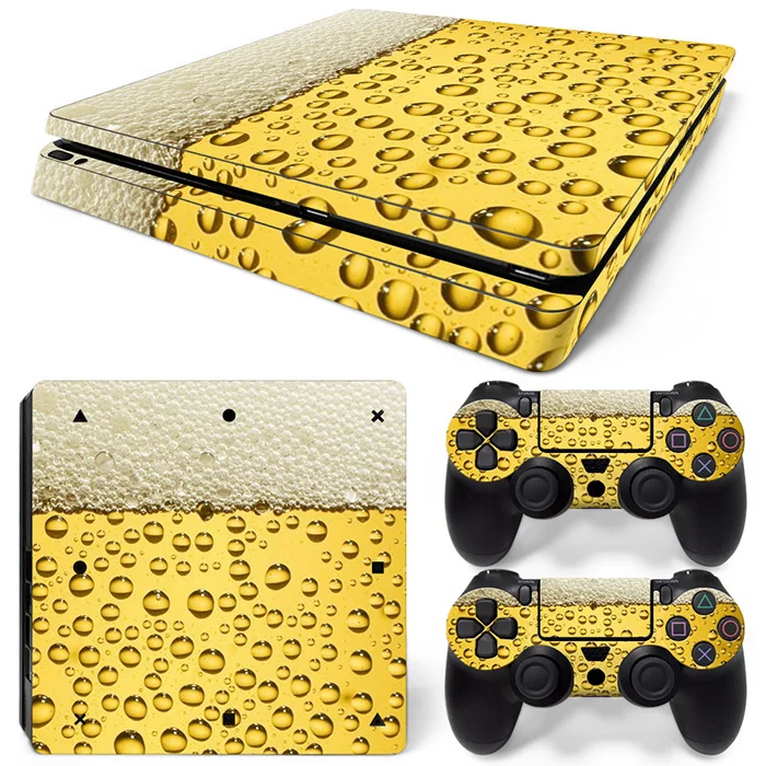 

Hot Customized Beer Design Skin Decorative Sticker Vinyl Decal for PS4 Slim