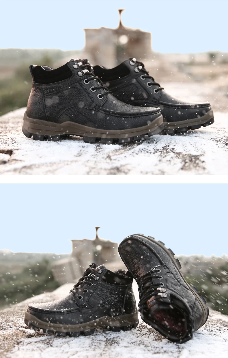 MIXIDELAI/зимняя брендовая мужская обувь большого размера; мужские ботинки; теплые зимние ботинки из натуральной кожи; повседневные мужские ботинки в байкерском стиле; botas hombre