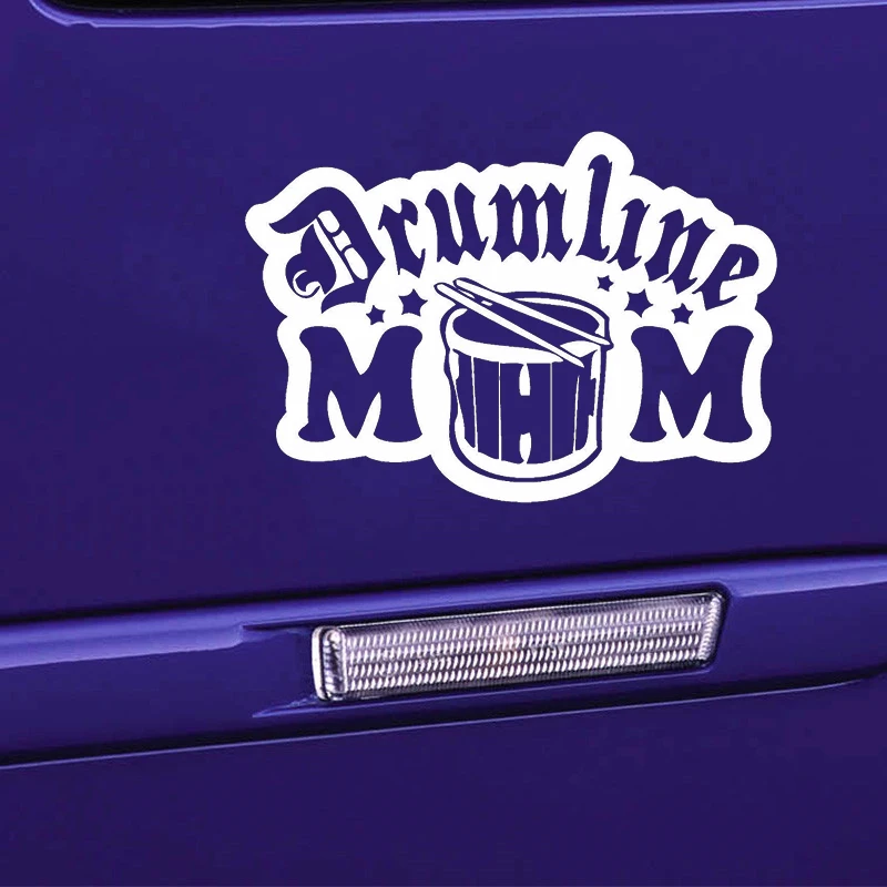 Drumline Mom Metal Graphic Die Cut decal sticker Car Truck Boat Window