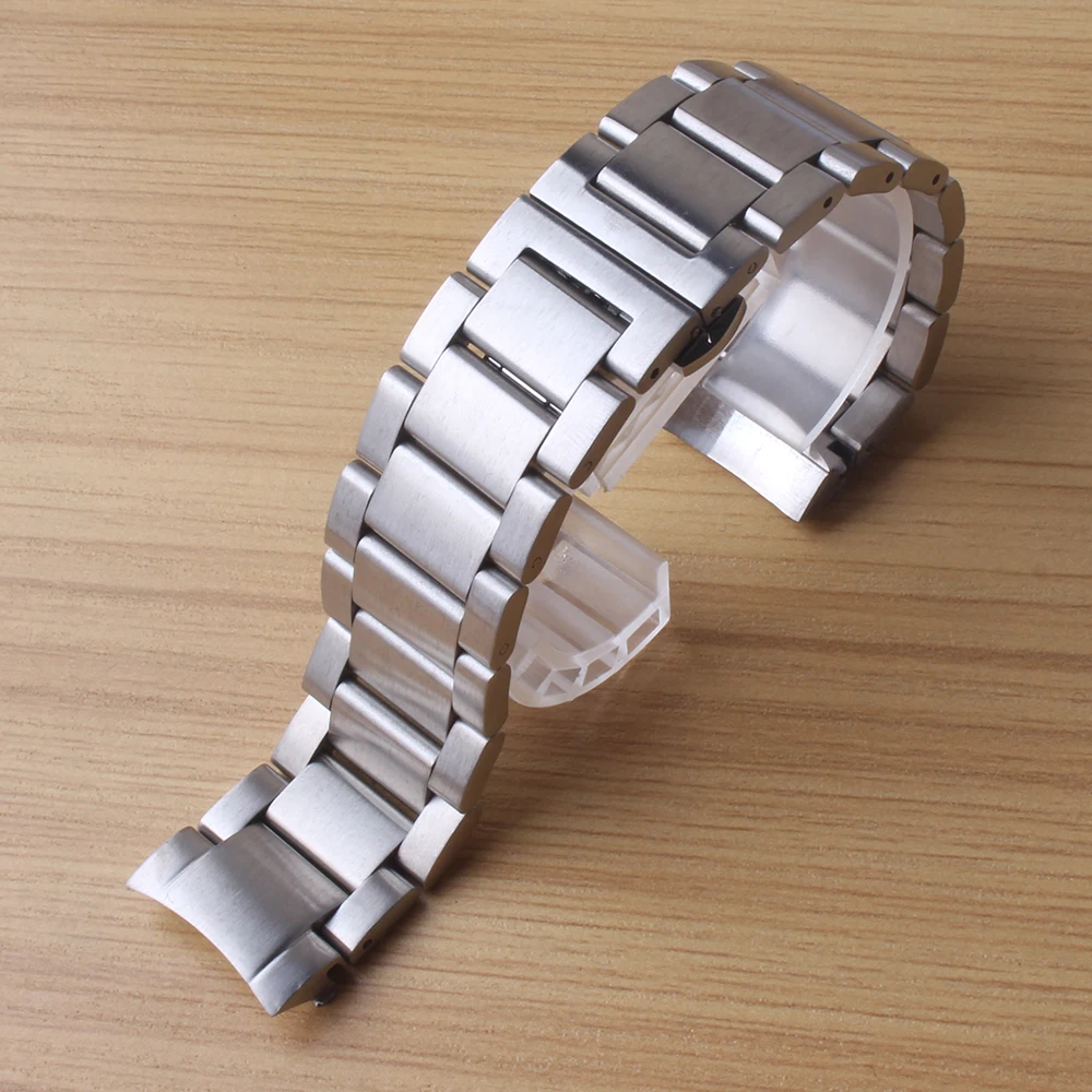 Твердые браслет из нержавеющей стали 22 мм Мужские часы для лучших брендов наручные часы Роскошные умные часы браслет серебро галактика 46 мм