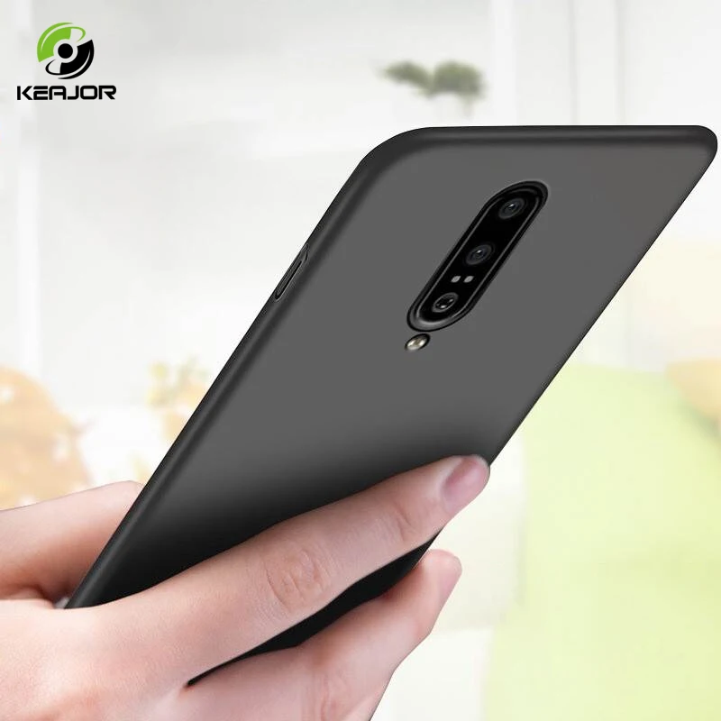 

Keajor Soft Phone Case For Oneplus 7 Pro Case Simple Fine Matte Funda Classic TPU Silicone Back Cover For Oneplus 7 7Pro Case