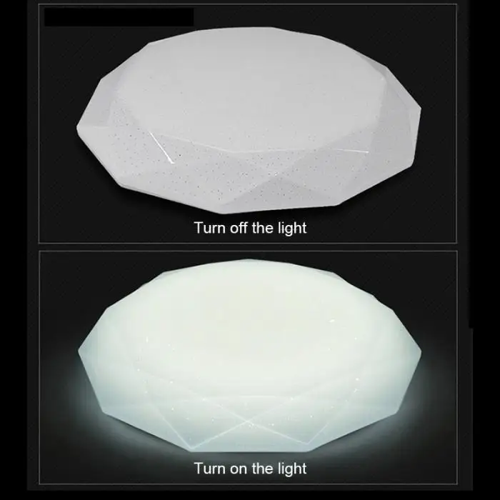 LED Ceiling Lamp Fixture Diamond Shaped Light for Hallway Living Room Kitchen Bedroom DAG-ship