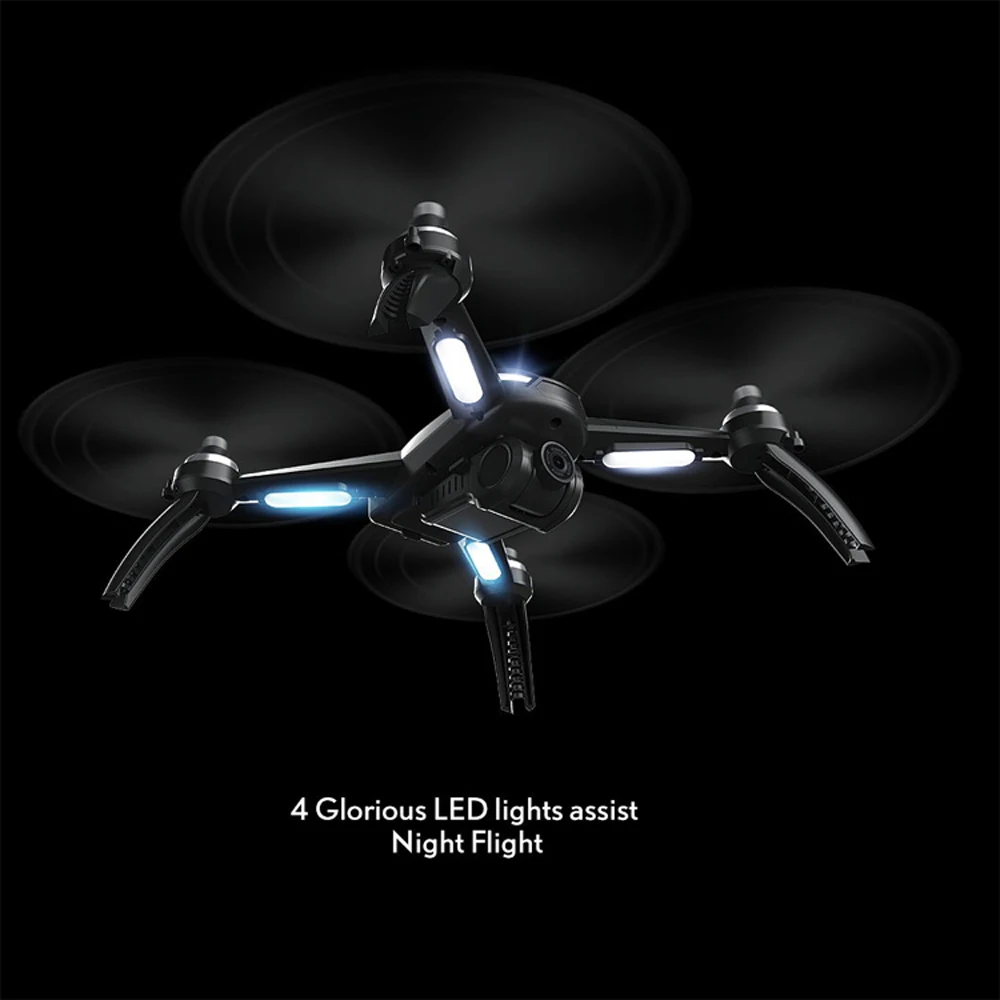 Bugs 5W бесщеточный мотор 1080P HD камера RC Дрон с регулировкой wifi 5G FPV gps авто возврат