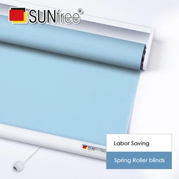 

SUNFREE Spring roller blinds Labor saving system Automatic roller blind for office/Kitch/Bedroom Made to Measure