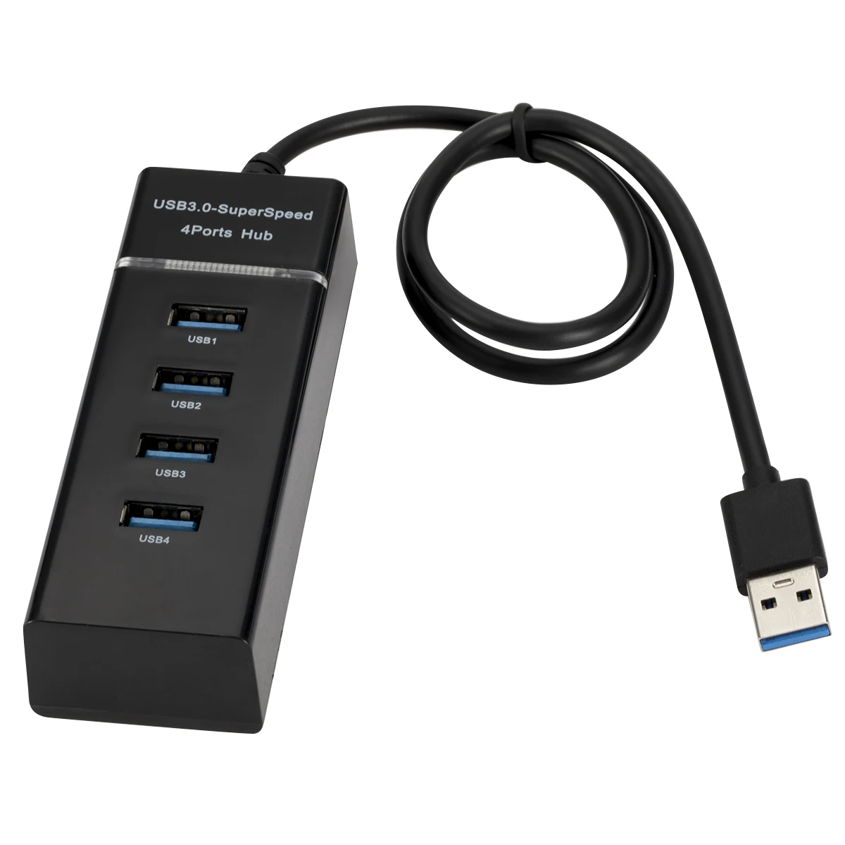 Usb 3.0 تمديد كابل يو إس بي إلى Usb 4 منافذ عالية السرعة محور متعددة الخائن التوسع ل حاسوب شخصي مكتبي محول الكمبيوتر المحمول USB HUB