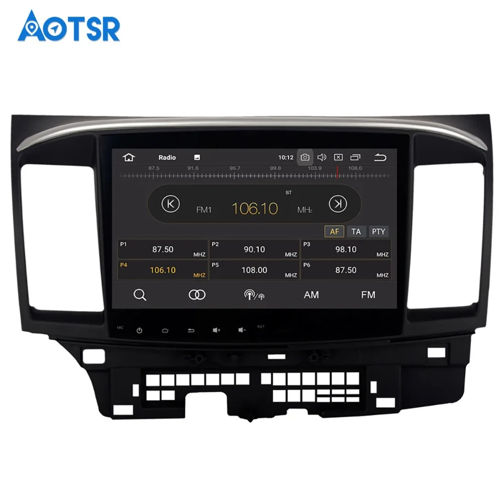 Best 10.2" Android 9.0 4G+64G Car GPS Player for Mitsubishi Lancer 10 EVO with 4G+32G Octa Core Auto Stereo Navi Radio Multimedia DSP 5