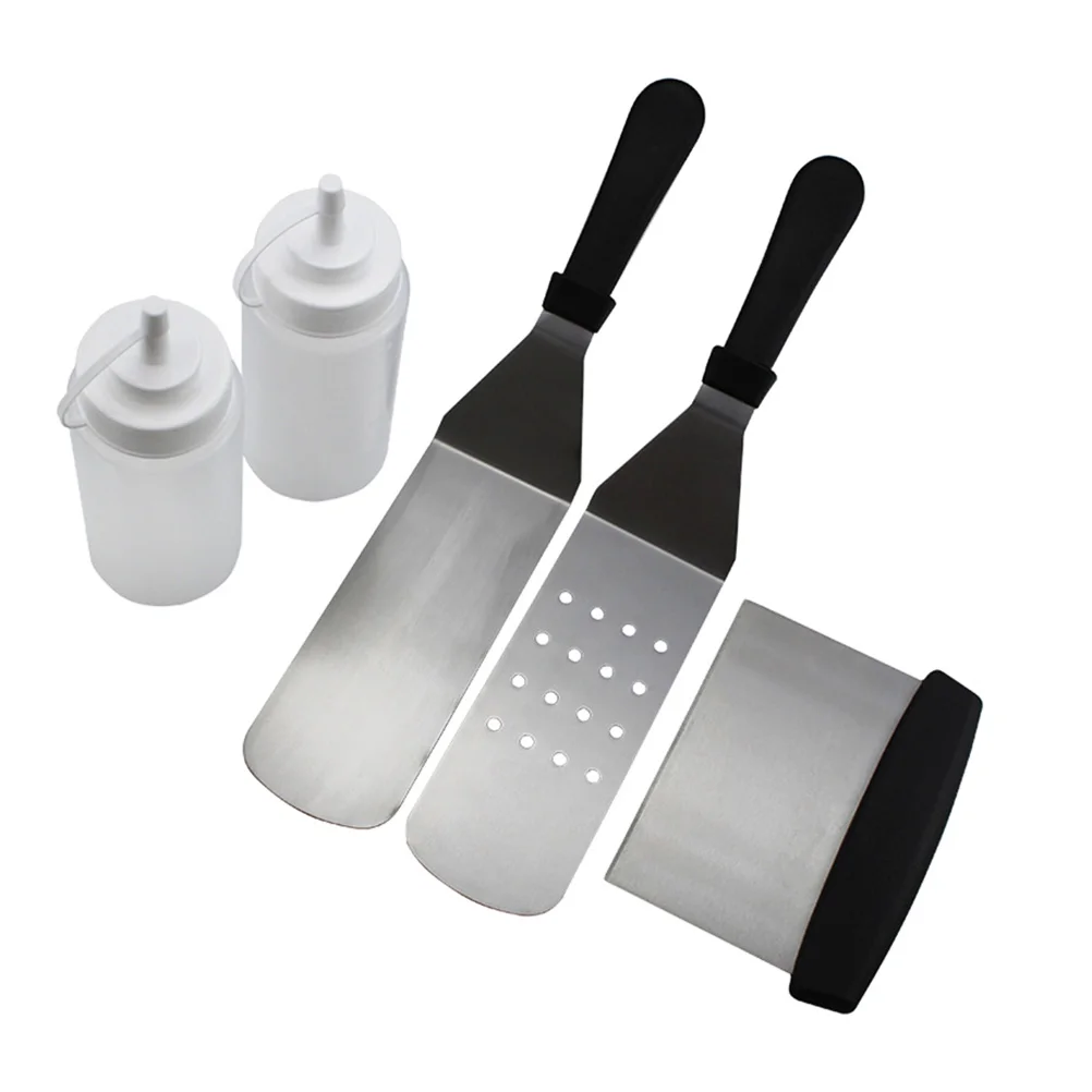  5pcs Barbeque Tools Sets Practical Barbecue Spatula Jam Bottle Scraper Set For Party Picnic Outdoor