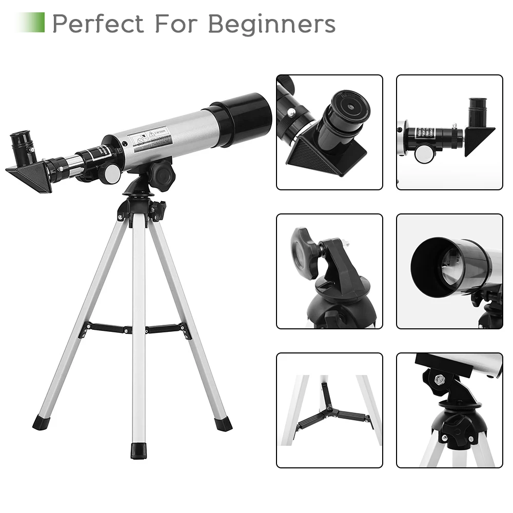 GeerTop Профессиональный рефрактор телескоп Telescopio астрономический Prismaticos открытый зрение инструменты для начинающих детей Астрономия