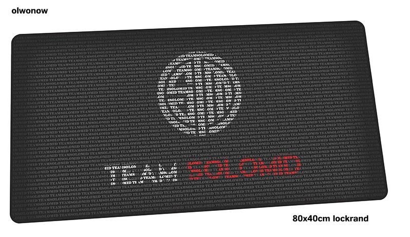 Size 800x400x2mm Team solomid геймерский коврик для мыши HD печати 800x400x2 мм игровой коврик для мыши ноутбук превосходного качества для ПК padmouse эргономичный коврик - Цвет: Size 800x400x2mm