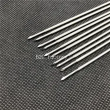 10 шт 1,0 мм-4,0 мм Хорошая нержавеющая сталь с частичной резьбой Киршнер провода ВЕТЕРИНАРНЫЕ ортопедические инструменты