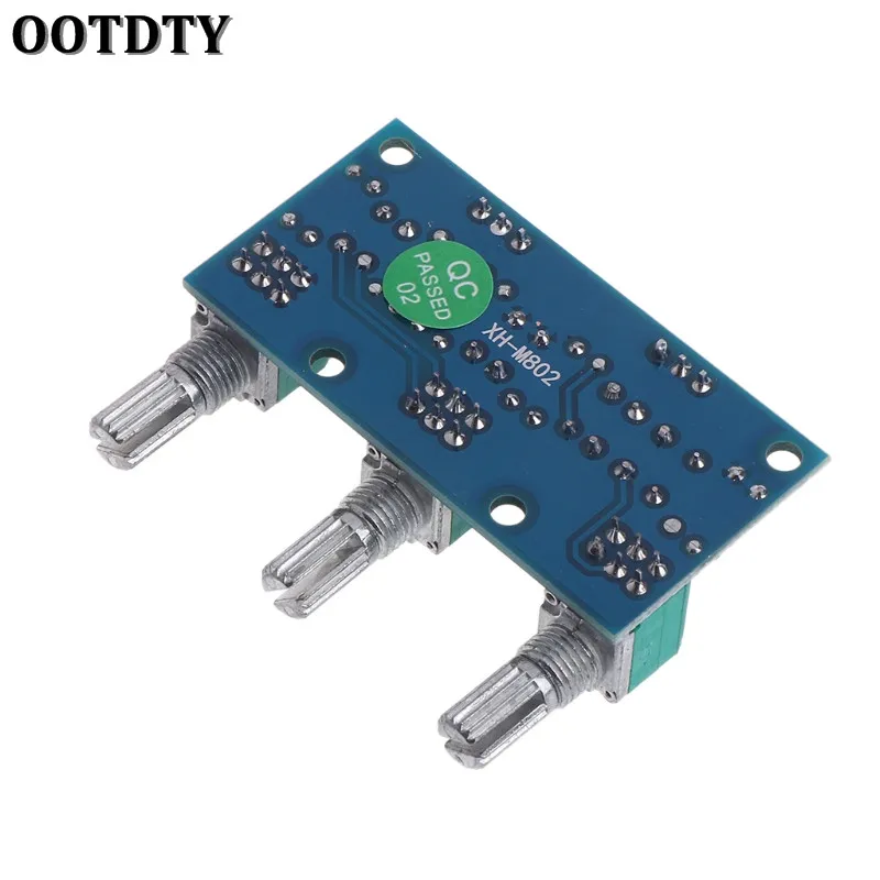 1 шт. Новинка OOTDTY HIFI усилитель пассивный тон плата тройной бас регулятор