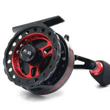 Правосторонние и левые рыболовные катушки 6+ 1BB шариковый подшипник 2,6: 1 Передаточное отношение алюминиевый сплав катушка для рыбной ловли внахлыст