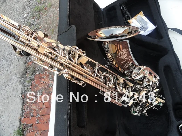 Best price at $390 Cheap Selmer B Saxophone Tenor Henry Reference 54 Tenor Saxophone Surface Back Nickel Plating Carve Patterns Sax Instrument