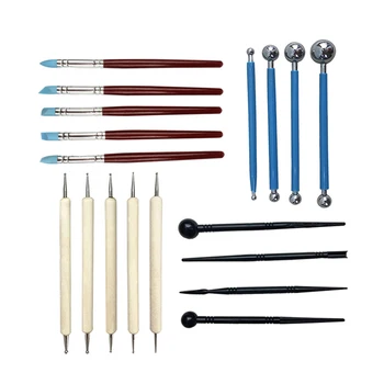 

24 Pcs Clay Pottery Modeling Set Carving Tools Kit Clay Sculpting Tools