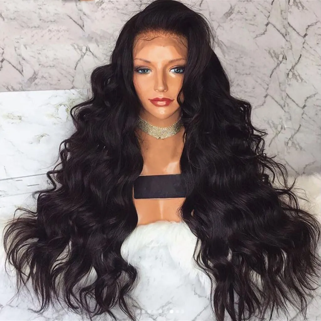 

Women-Fashion-Afro-Long-Kinky-Curly-Hair-Wavy-Wigs-Sexy-Lace-Front-Wig-Party-Wig Fashion Luxury Natural Wigs Gift 2019