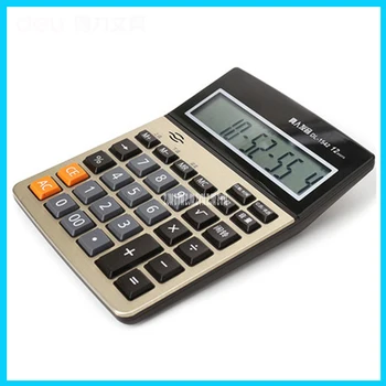 

Voice calculator 1542A office business student computer 12-digit large screenbutton Multifunction Calculator LED Screen material