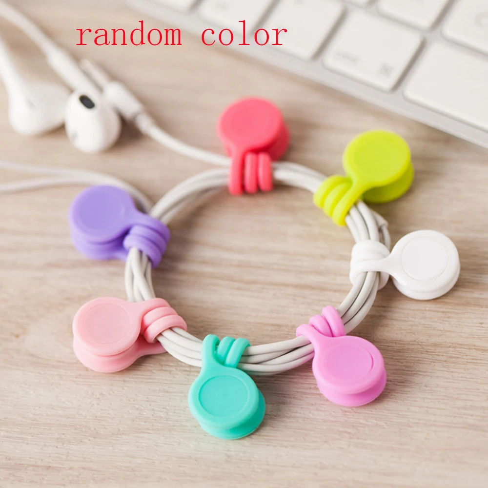 9PCS-lot-Silicone-Magnet-Coil-Earphone-Cable-Winder-Type-Bobbin-Winder-Hubs-Cord-Holder-Cable-Wire
