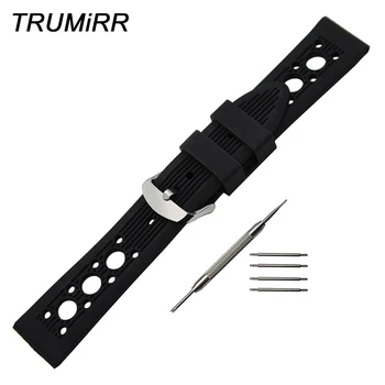 

Silicone Rubber Watchband for Maurice Lacroix Pontos Masterpiece Watch Band Wrist Strap Bracelet 19mm 20mm 21mm 22mm 23mm 24mm