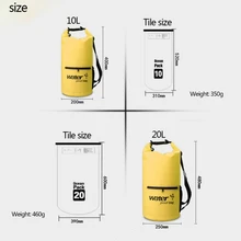Плавающий Водонепроницаемый сухой мешок Рулон Топ мешок Каякинг рафтинг катание на лодке сухой Органайзер пляжное хранилище для рыболовных снастей водонепроницаемая сумка безопасный