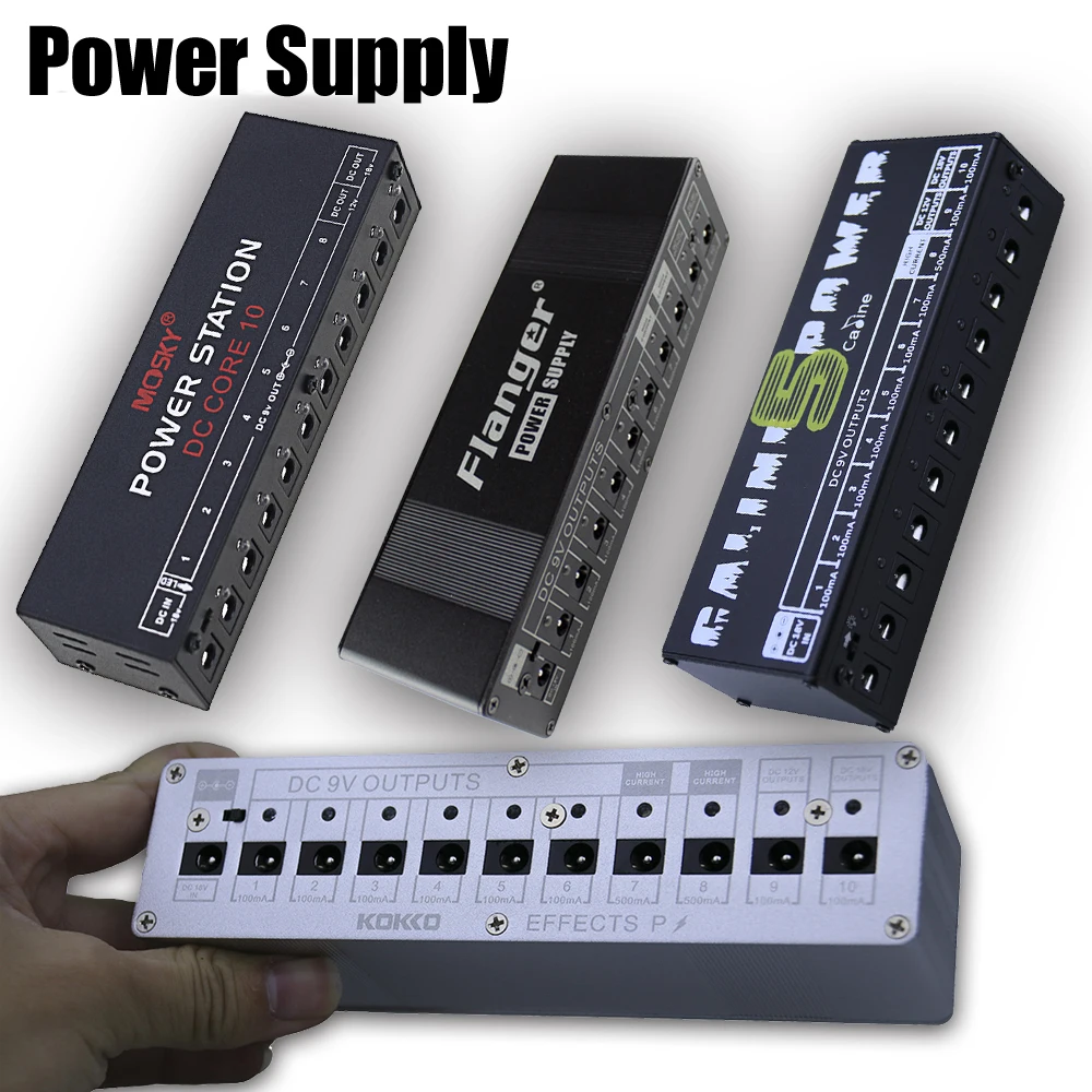 

Kokko/Flanger/Mosky/Caline / Rahano Guitar Effect Pedals Power Supply 10 Isolated Output DC 18V voltage protection