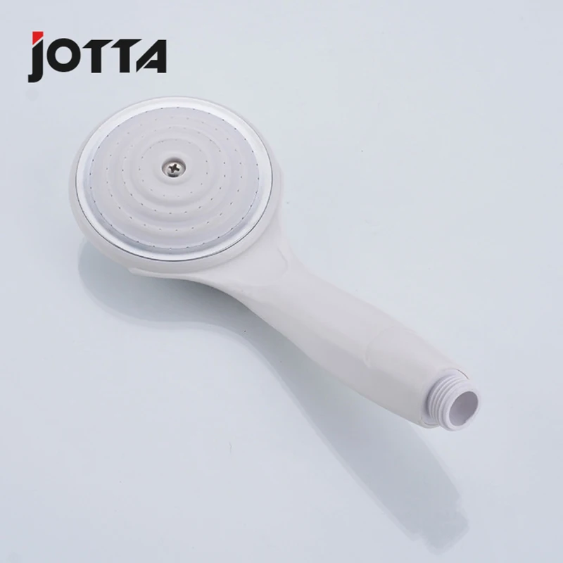 White single-function anti-fall handheld sprinkler head pressurized shower head water-saving cold and hot ABS sprinkler head White single-function anti-fall handheld sprinkler head pressurized shower head water-saving cold and hot ABS sprinkler head